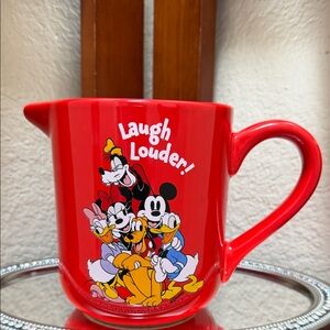 Laugh Louder Disney Characters RED PITCHER …